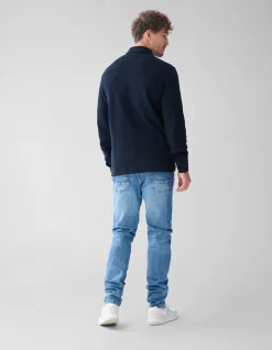 Shoeby Pique Overshirt Zwart<Heren Overshirts