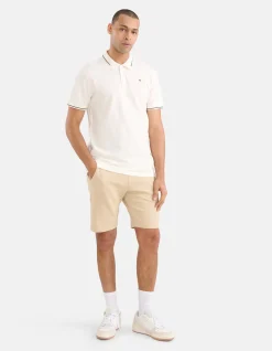 Shoeby Pique Polo Wit<Heren T-Shirts En Polo's