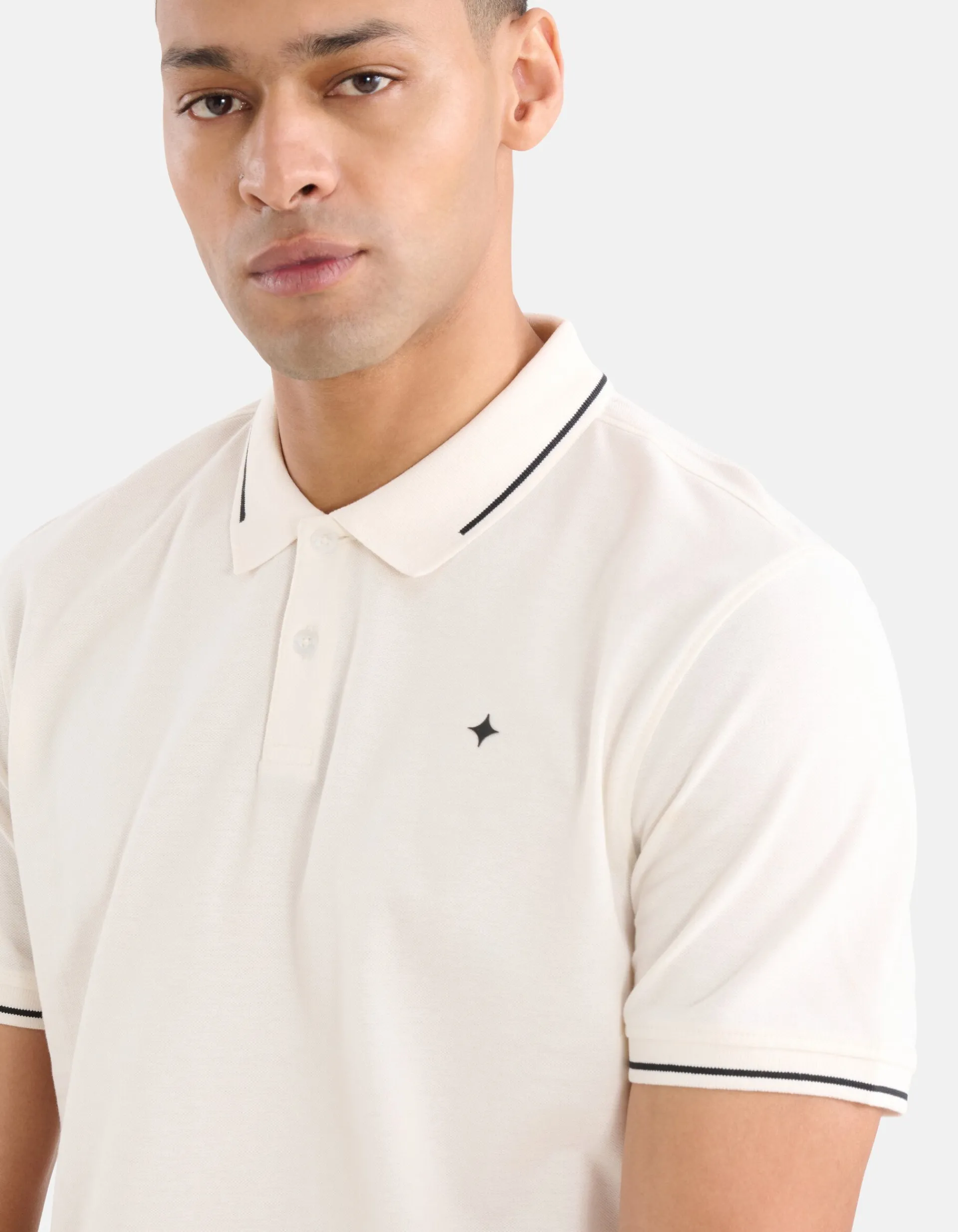 Shoeby Pique Polo Wit<Heren T-Shirts En Polo's