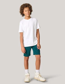 Shoeby Pique Short Donkergroen< Shorts