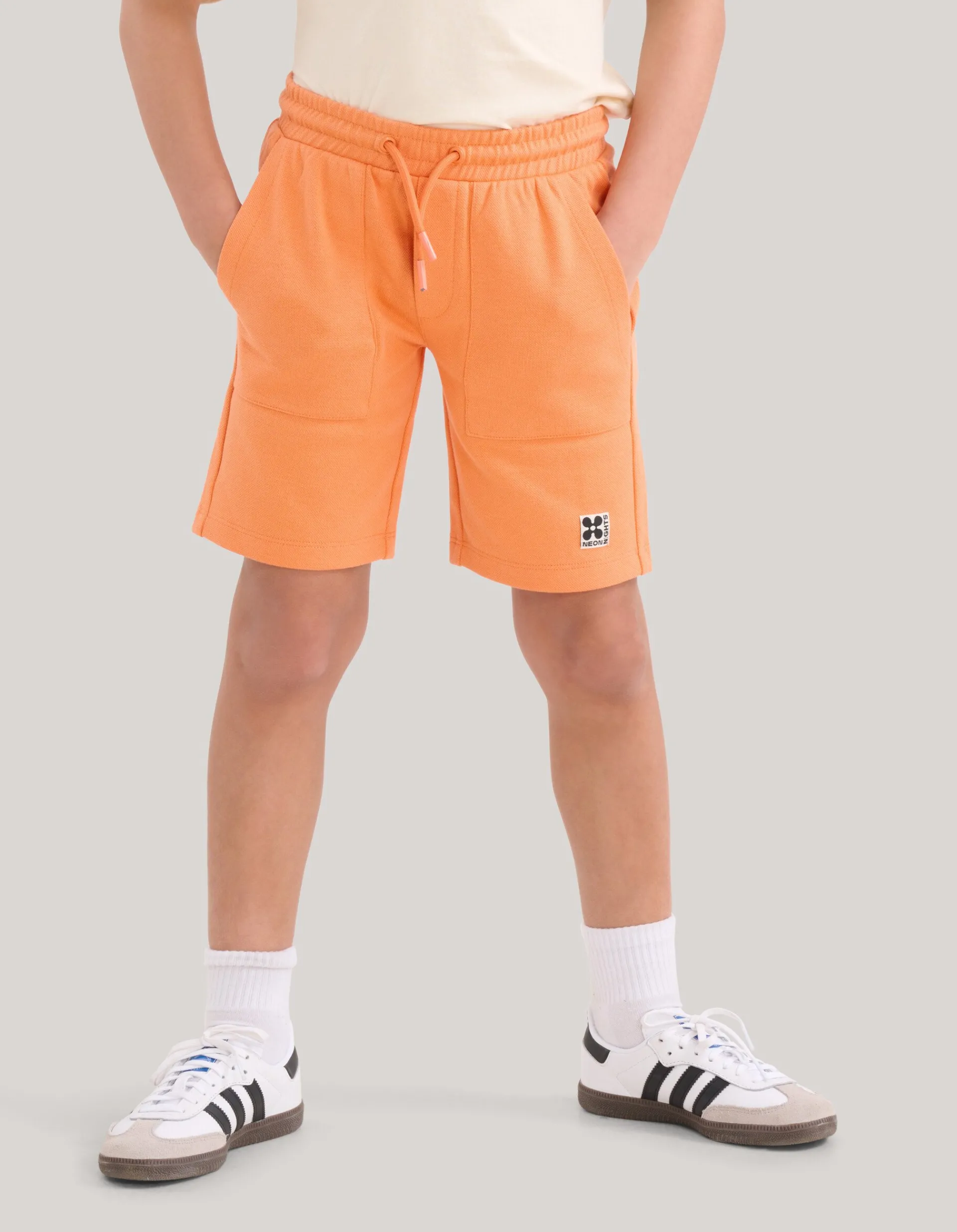 Shoeby Pique Short Oranje< Shorts