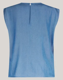 Shoeby Pleat Top Blauw<DAMES Tops
