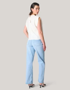 Shoeby Pleat Top Wit<DAMES Tops