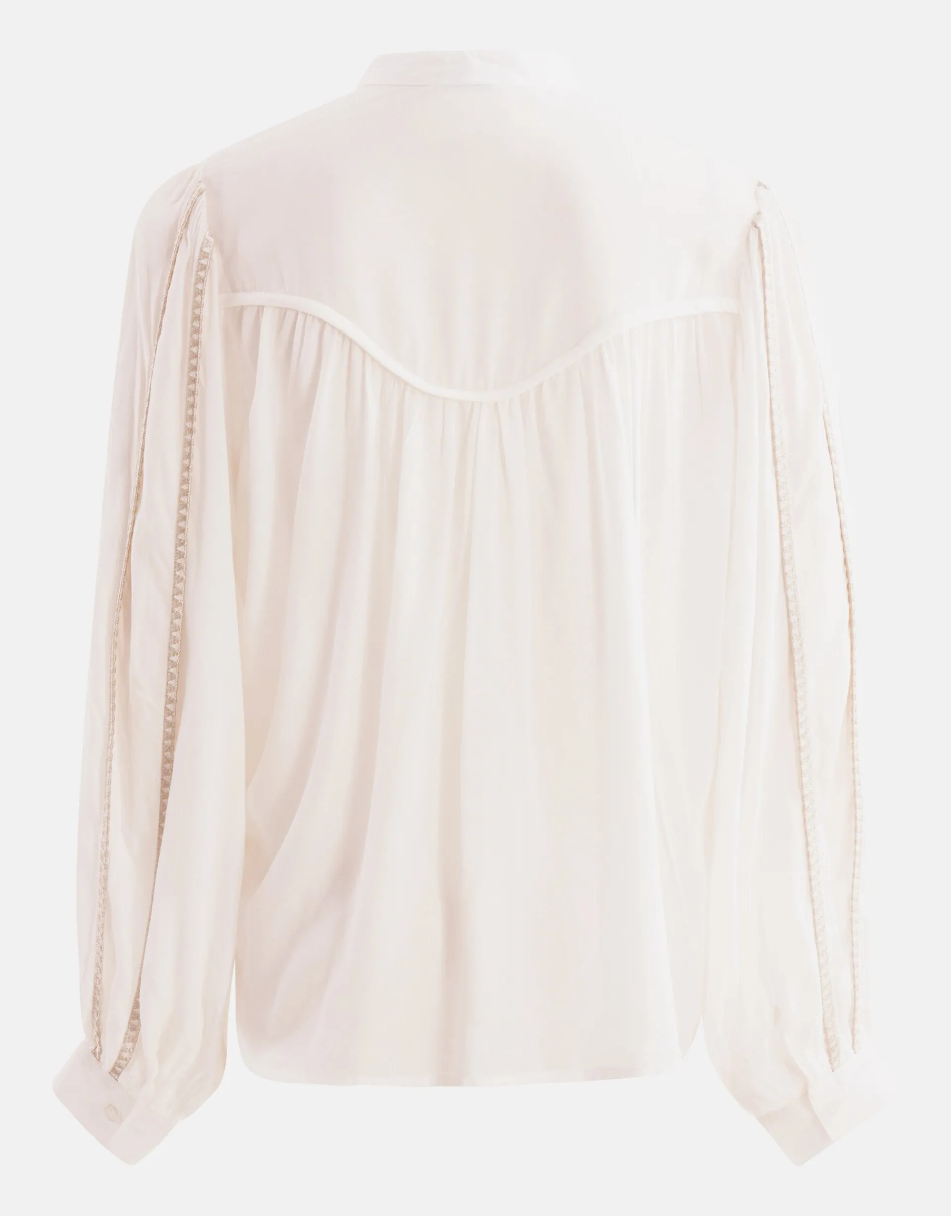 Shoeby Pleated Blouse Gebroken Wit By Mieke<DAMES Blouses