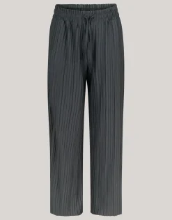 Shoeby Plissé Broek Donkergrijs< Broeken