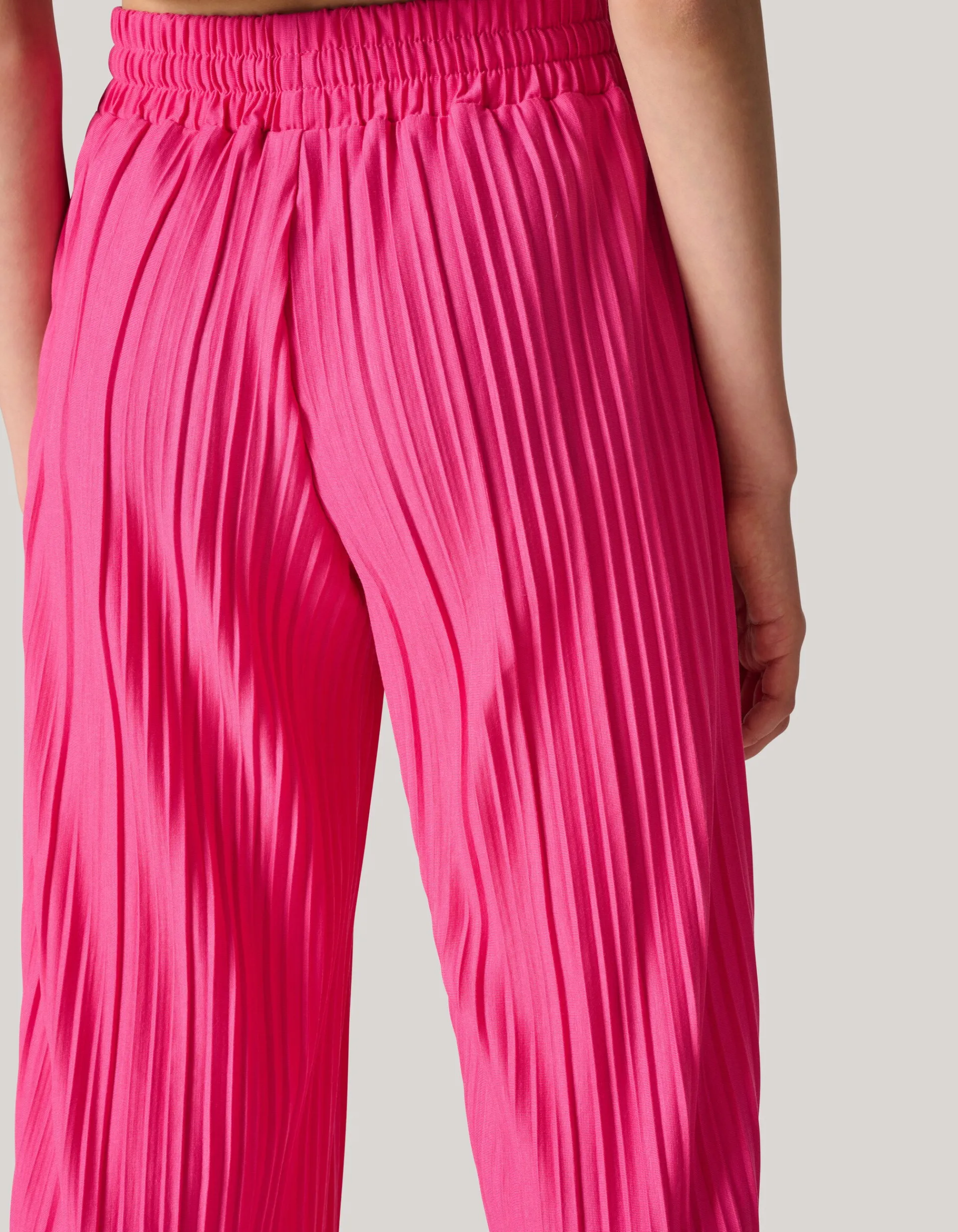 Shoeby Plissé Broek Roze< Broeken