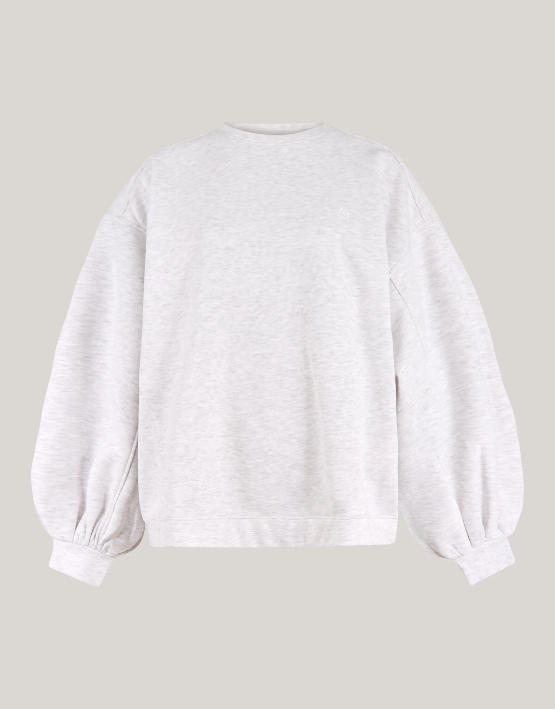 Shoeby Poff Sleeve Sweater Grijs By Lonneke<DAMES Truien En Sweaters