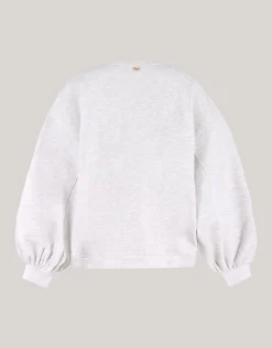 Shoeby Poff Sleeve Sweater Grijs By Lonneke<DAMES Truien En Sweaters