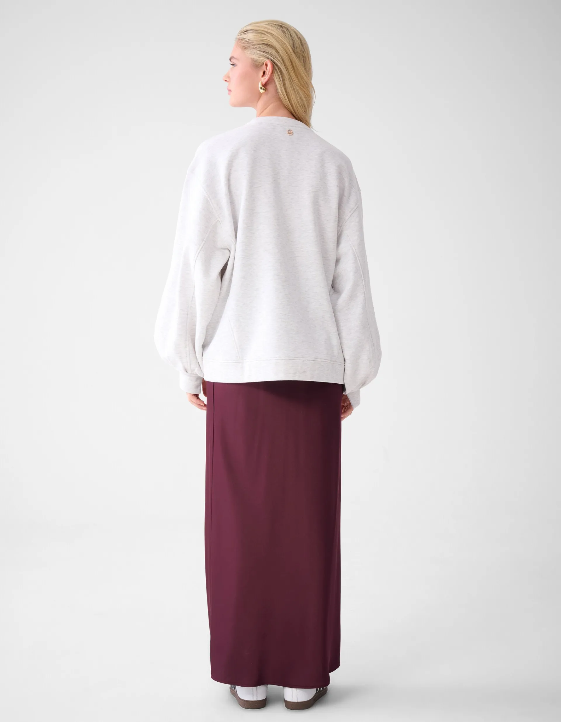 Shoeby Poff Sleeve Sweater Grijs By Lonneke<DAMES Truien En Sweaters