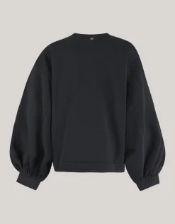 Shoeby Poff Sleeve Sweater Zwart By Lonneke<DAMES Truien En Sweaters