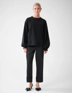 Shoeby Poff Sleeve Sweater Zwart By Lonneke<DAMES Truien En Sweaters