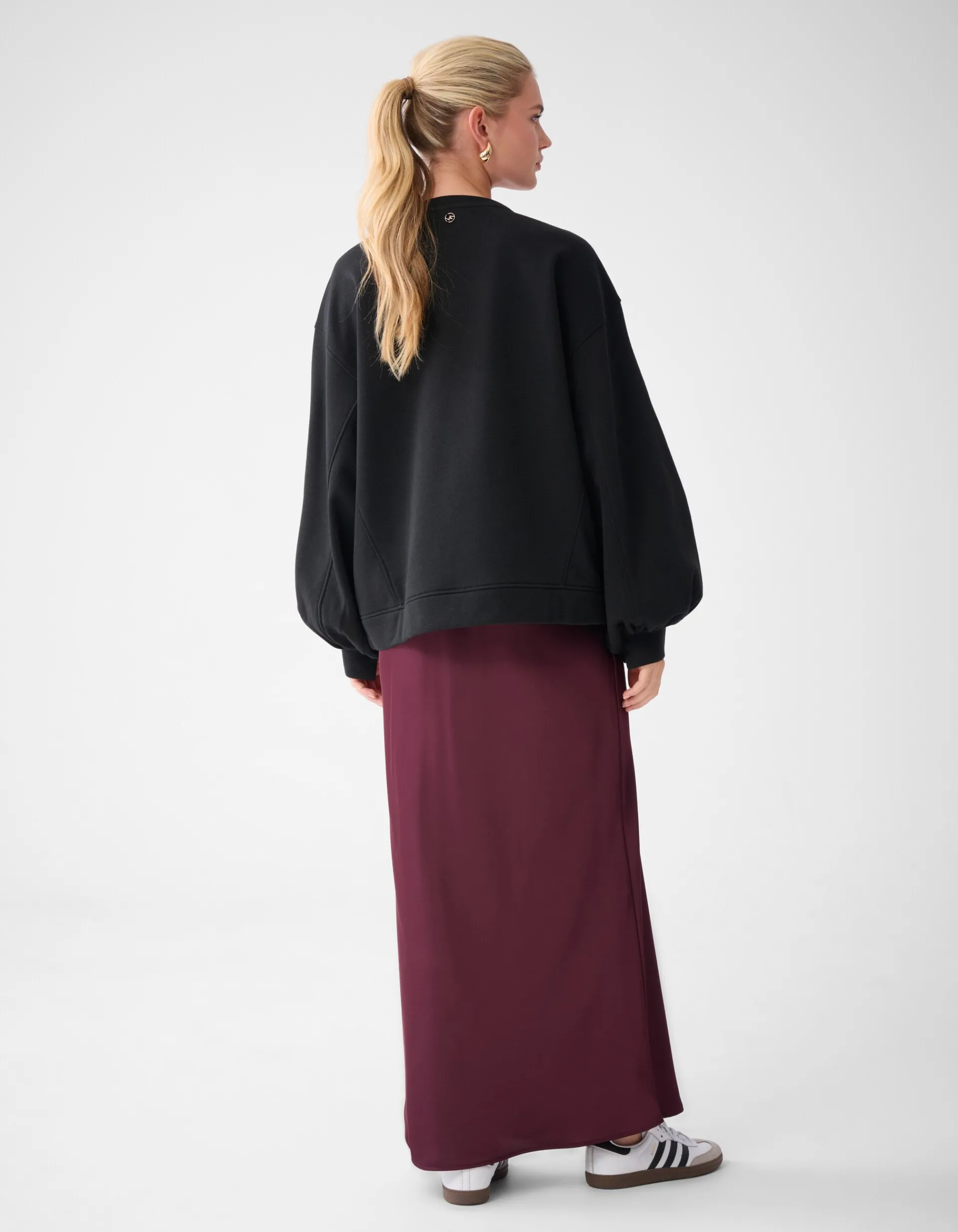 Shoeby Poff Sleeve Sweater Zwart By Lonneke<DAMES Truien En Sweaters