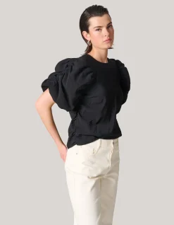 Shoeby Pofmouwen Top Zwart<DAMES Tops