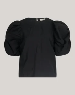 Shoeby Pofmouwen Top Zwart<DAMES Tops