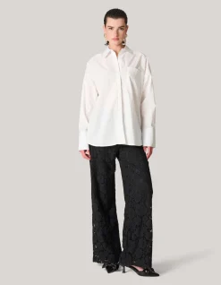 Shoeby Poplin Blouse Wit<DAMES Blouses