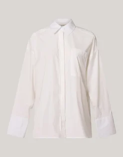 Shoeby Poplin Blouse Wit<DAMES Blouses