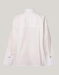 Shoeby Poplin Blouse Wit<DAMES Blouses