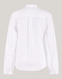 Shoeby Poplin Blouse Wit By Lonneke<DAMES Blouses