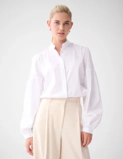 Shoeby Poplin Blouse Wit By Lonneke<DAMES Blouses