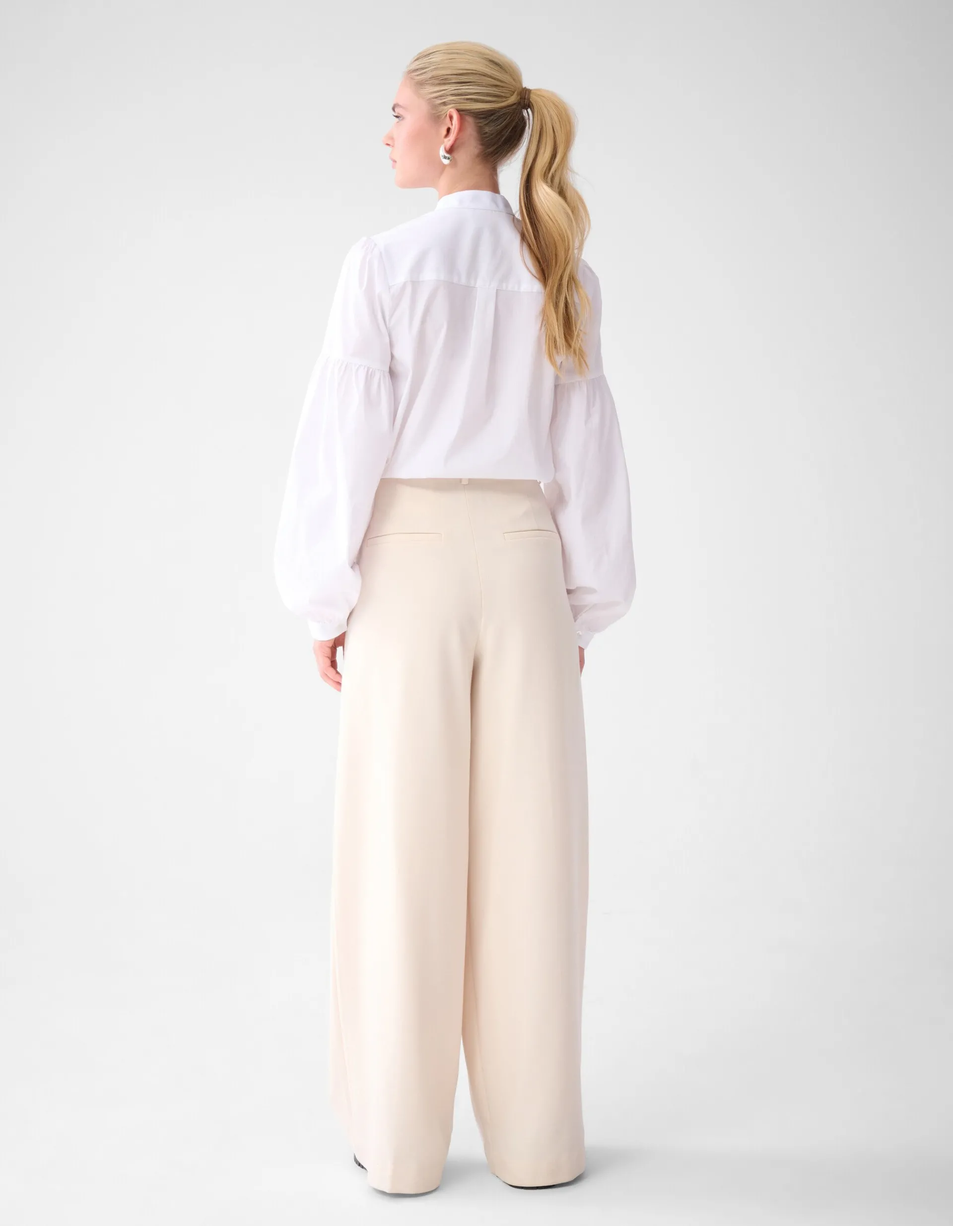Shoeby Poplin Blouse Wit By Lonneke<DAMES Blouses