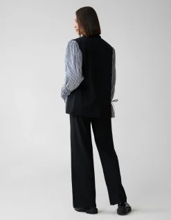 Shoeby Poplin Sleeve Blazer Zwart<DAMES Blazers