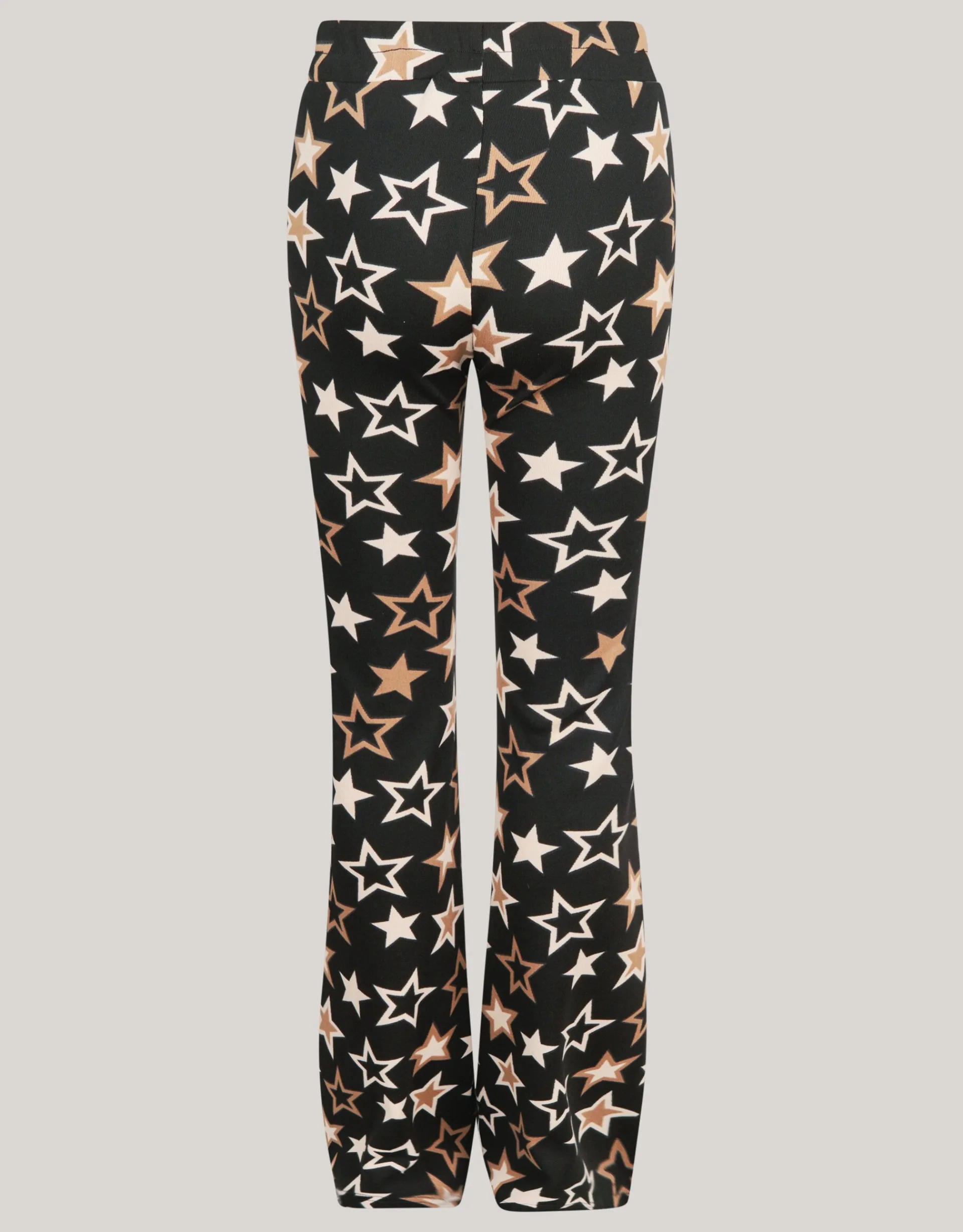 Shoeby Printed Flared Legging Zwart< Broeken