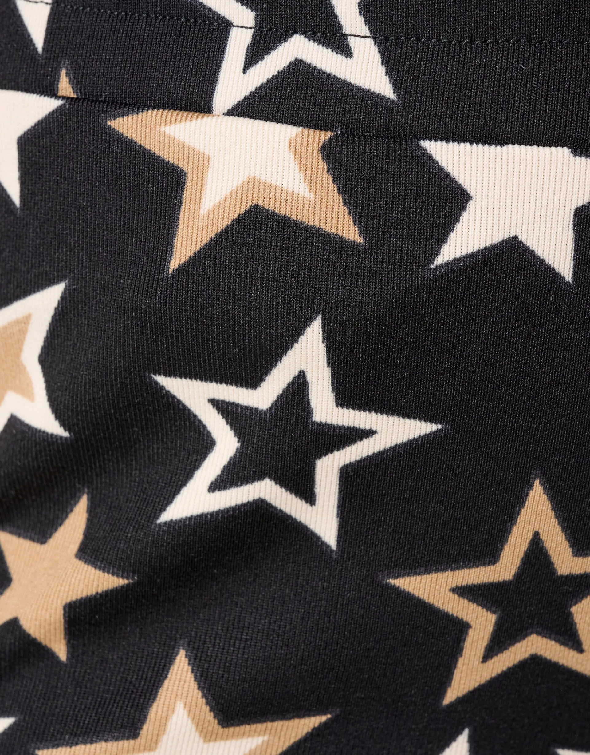 Shoeby Printed Flared Legging Zwart< Broeken