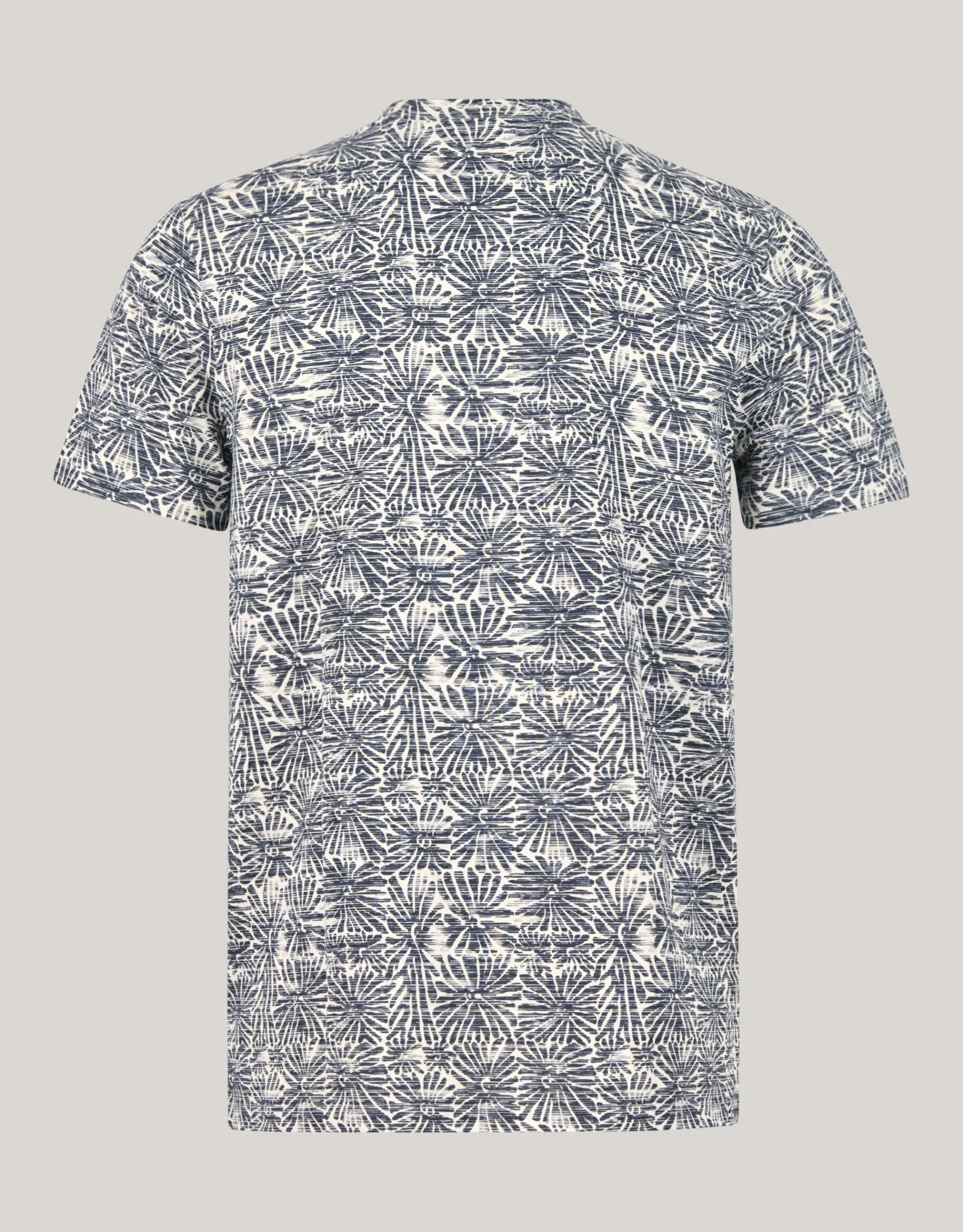 Shoeby Printed Flower T-shirt Zwart<Heren T-Shirts En Polo's