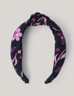 Shoeby Printed Haarband Paars< Haaraccessoires