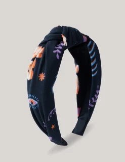 Shoeby Printed Haarband Zwart< Haaraccessoires