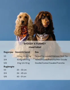 Shoeby Printed Honden Regenjas Oranje By Furmey<DAMES Overige Accessoires|Overige Accessoires