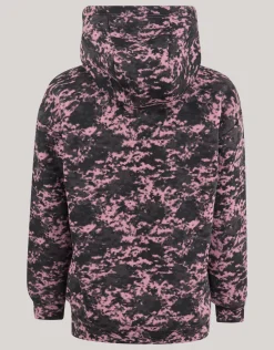 Shoeby Printed Hoodie Donkerroze< Gebreide Truien|Hoodies