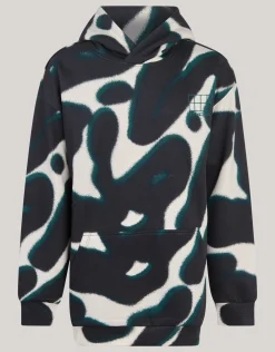 Shoeby Printed Hoodie Zwart< Gebreide Truien|Hoodies