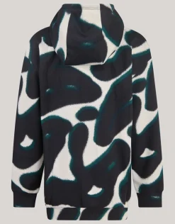 Shoeby Printed Hoodie Zwart< Gebreide Truien|Hoodies