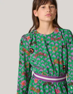 Shoeby Printed Jurk Groen< Jurken