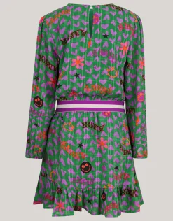 Shoeby Printed Jurk Groen< Jurken