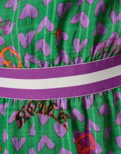 Shoeby Printed Jurk Groen< Jurken