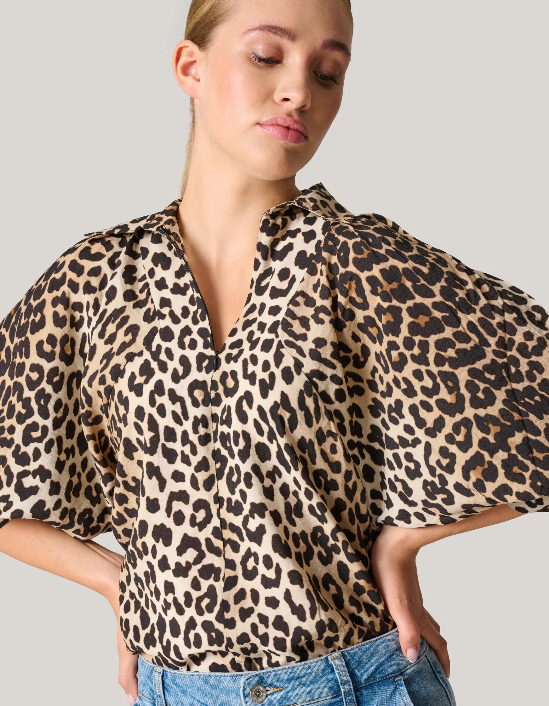 Shoeby Printed Leopard Blouse<DAMES Blouses