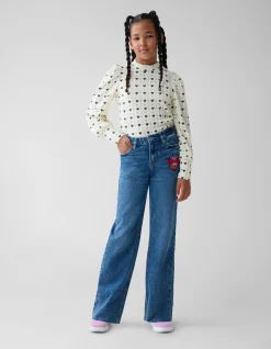 Shoeby Printed Longsleeve Wit By Lizzy< T-Shirts|Tops Lange Mouw