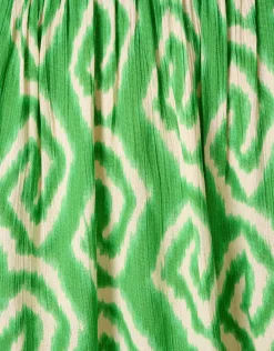 Shoeby Printed Mini Jurk Groen<DAMES Jurken