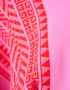 Shoeby Printed Mini Jurk Roze<DAMES Jurken