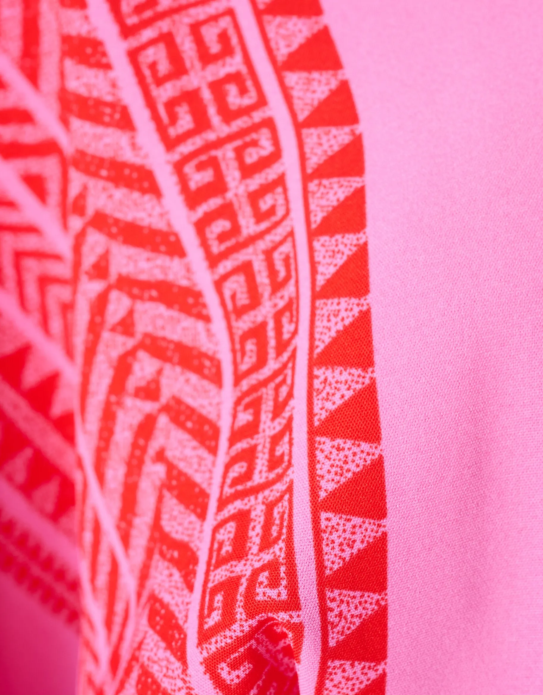 Shoeby Printed Mini Jurk Roze<DAMES Jurken