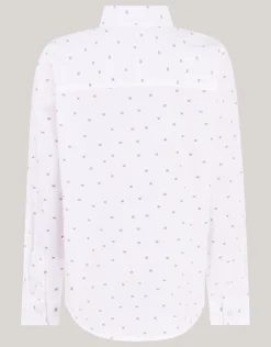 Shoeby Printed Overhemd Wit< Overhemden