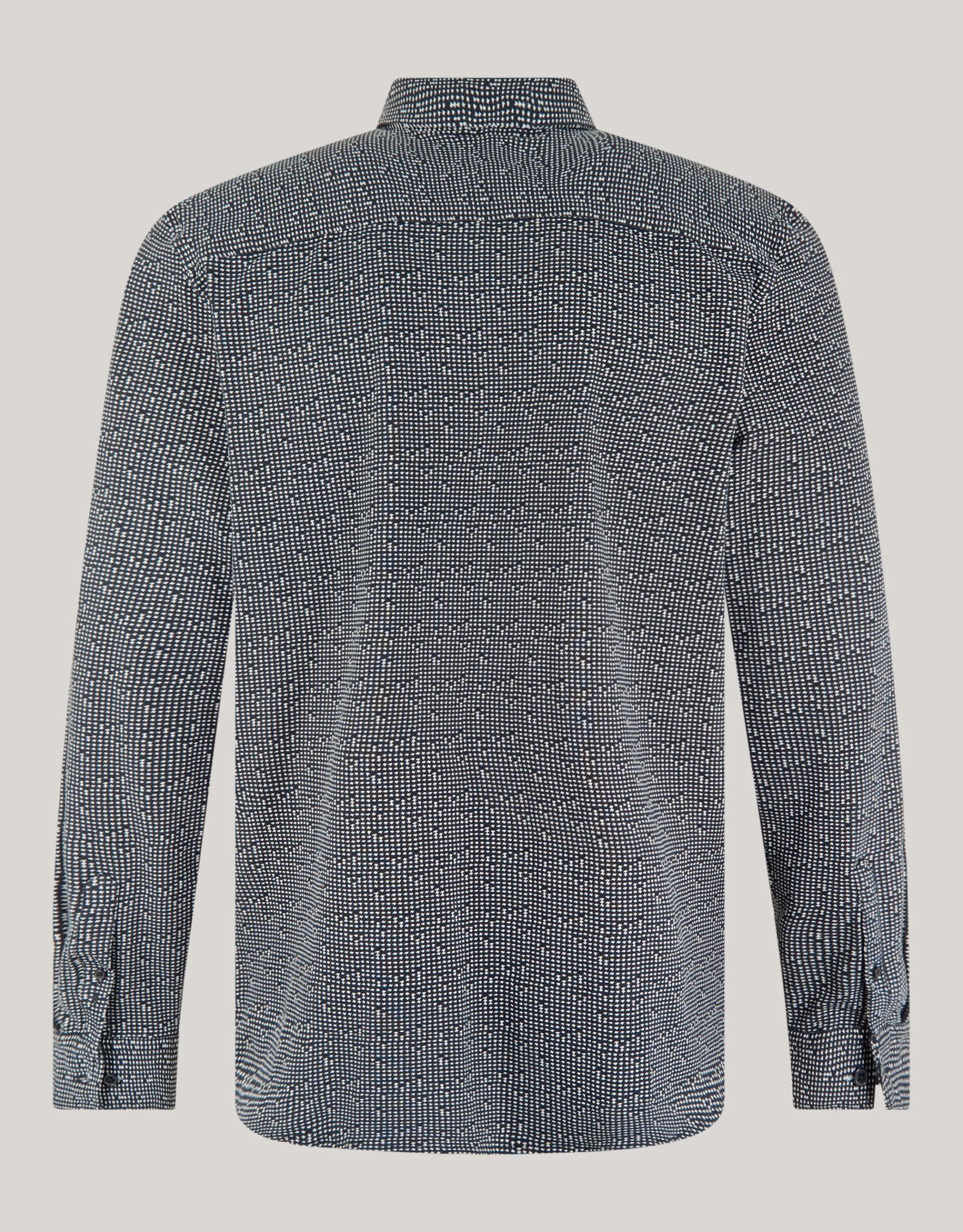 Shoeby Printed Overhemd Zwart<Heren Overhemden