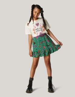 Shoeby Printed Rok Groen< Rokken