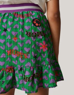 Shoeby Printed Rok Groen< Rokken