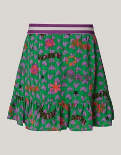 Shoeby Printed Rok Groen< Rokken