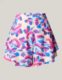 Shoeby Printed Short Gebroken Wit<DAMES Shorts