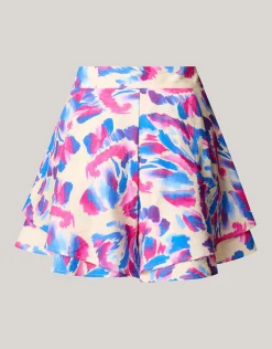 Shoeby Printed Short Gebroken Wit<DAMES Shorts
