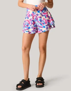 Shoeby Printed Short Gebroken Wit<DAMES Shorts